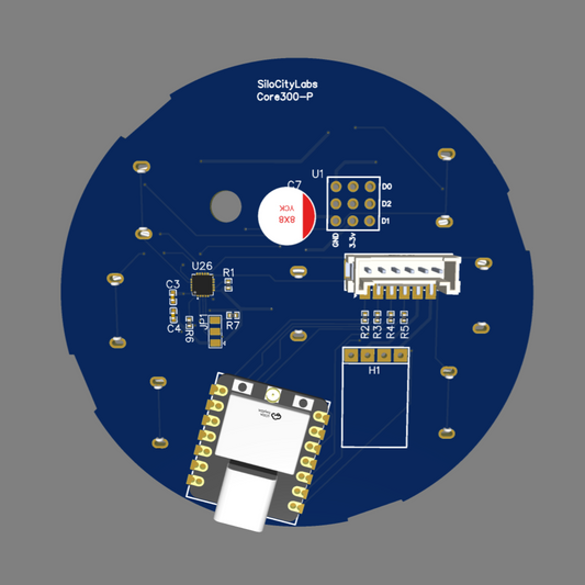 Core300-P Back PCB Render