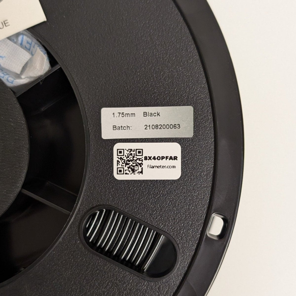 Filament Label on a Roll