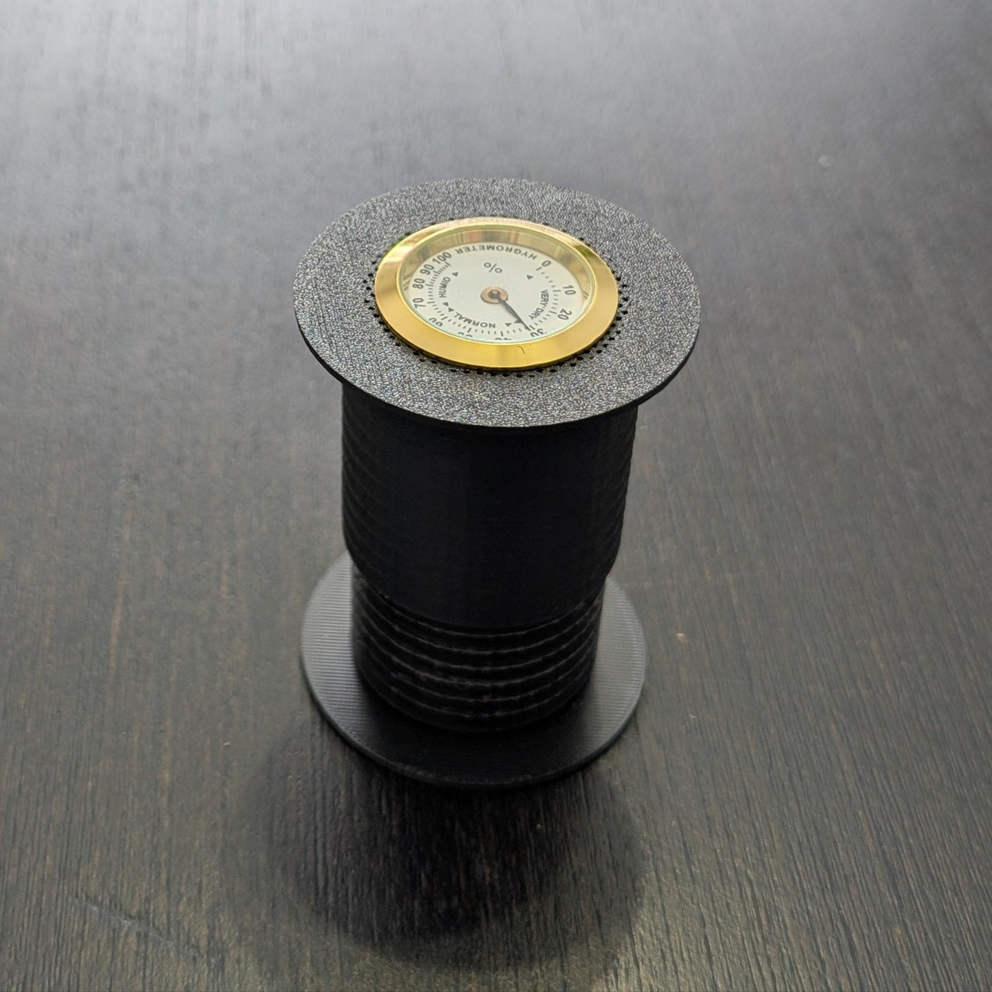 3D Printer Filament Spool Silica Container – Fits 1kg & 5kg Spools w/ Hygrometer Option
