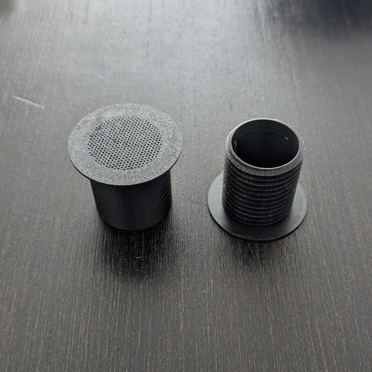 3D Printer Filament Spool Silica Container – Fits 1kg & 5kg Spools w/ Hygrometer Option