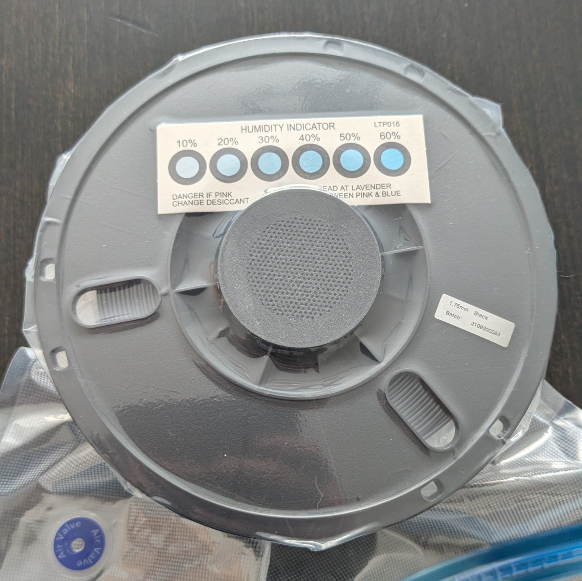 3D Printer Filament Spool Silica Container – Fits 1kg & 5kg Spools w/ Hygrometer Option