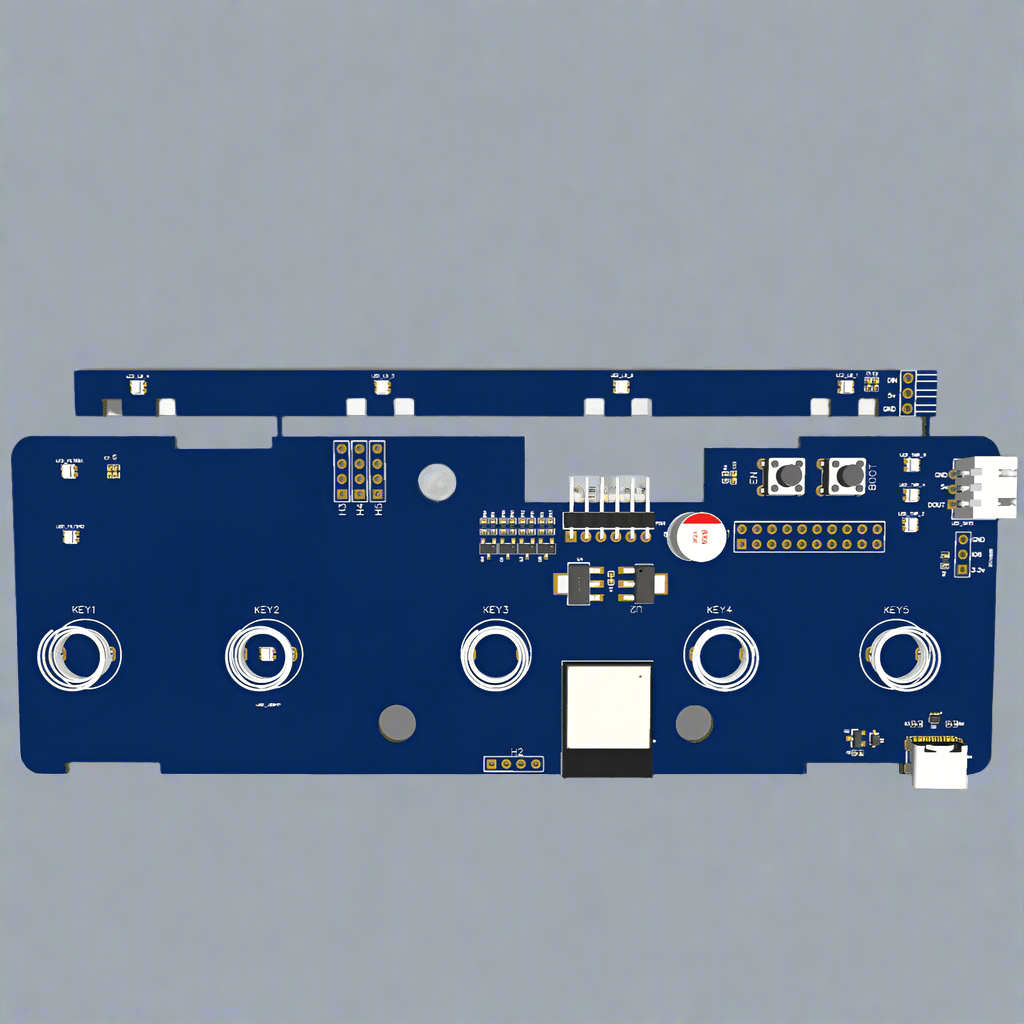 HPA5100B ESPHOME PCB, Converts your air purifier into a smart purifier