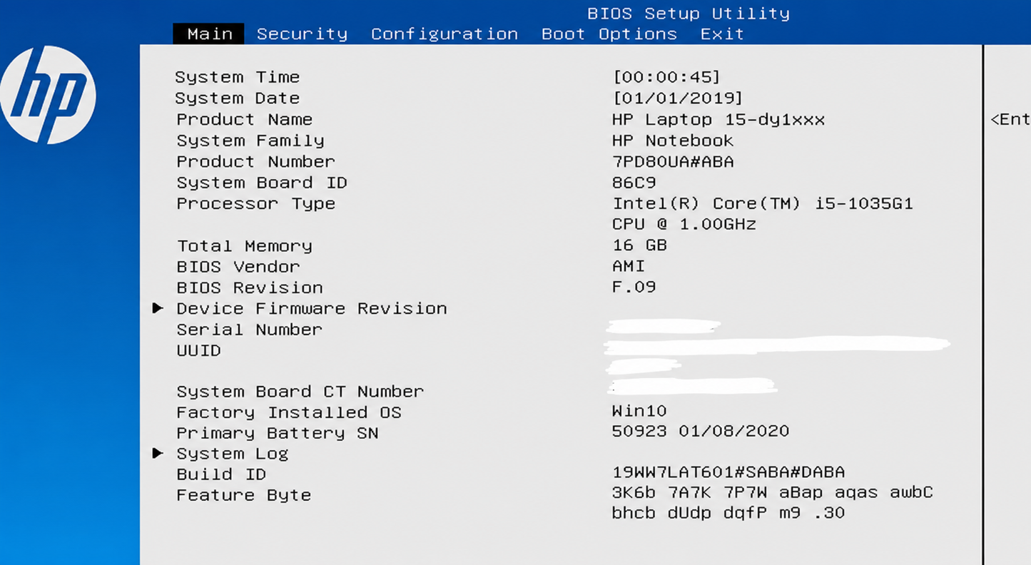 HP laptop 15" Solus Installed 256gb 16gb ram i5
