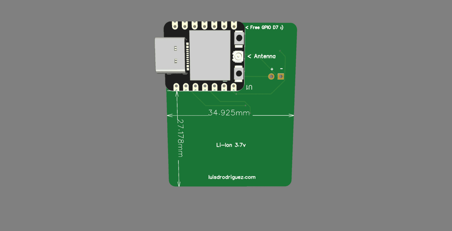 ESP32 Remote 6 Button RGB PCB