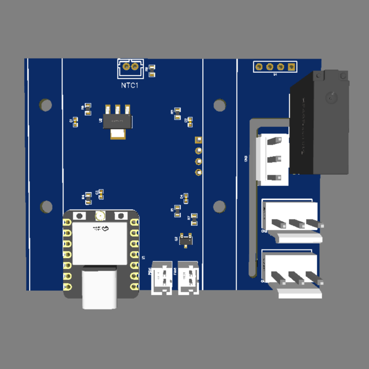 3d Genius PCB Upgrade Backside