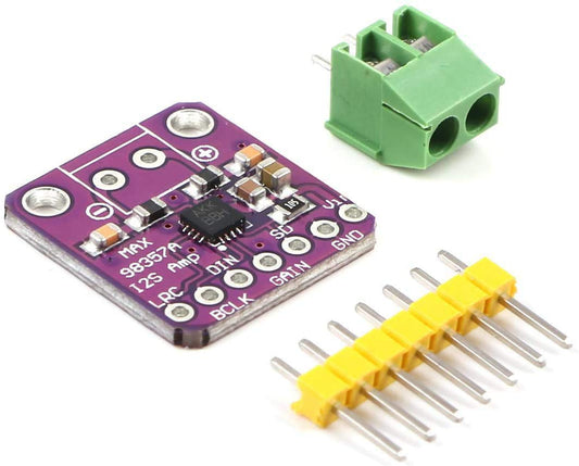 MAX98357 I2S Audio Amplifier Module, Audio Amplifiers Filterless Class D Amplifier, Supports ESP32 Raspberry Pi