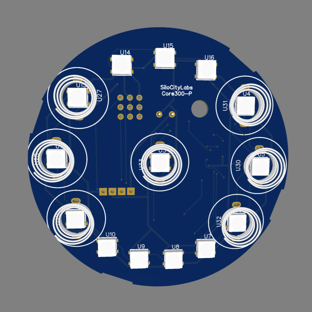 Core300-P Front PCB Render