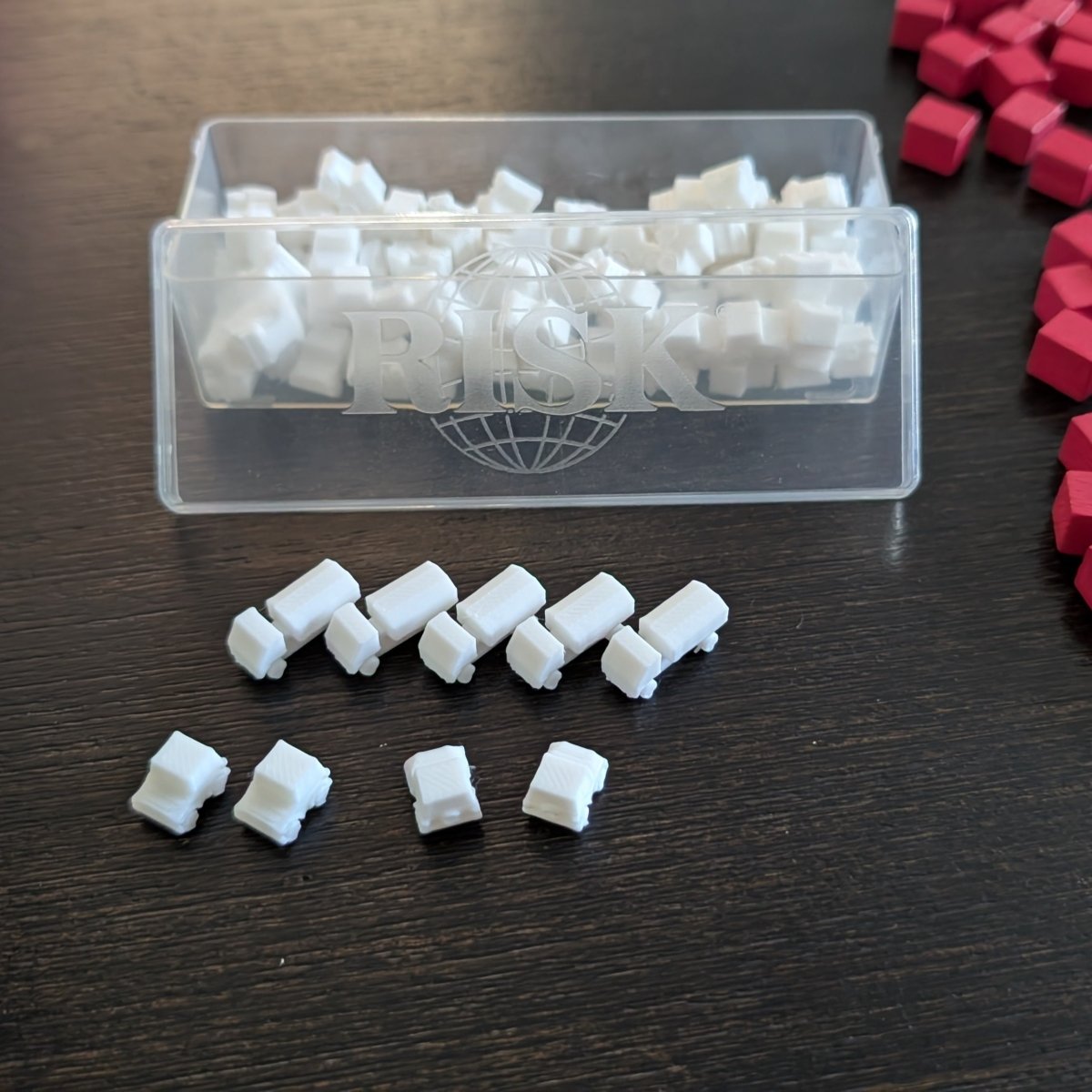 Commander Piece For Risk Risk Game Replacement Army Pieces – 85-Pack 3D Printed Jeeps & Troop C ...