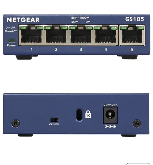 Refurb - Netgear GS105 5 port gigabit network switch