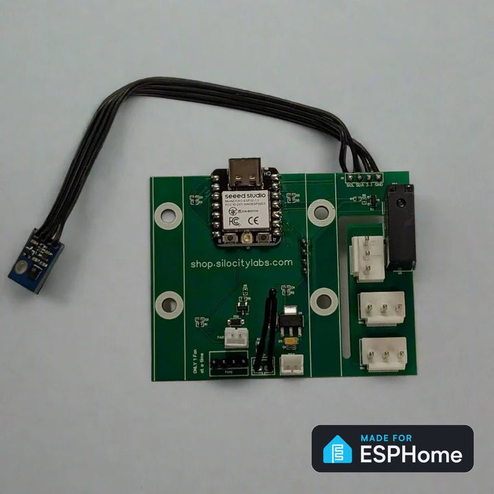 Image Of PCB Front with OLED Display Image Of PCB Front with OLED Display