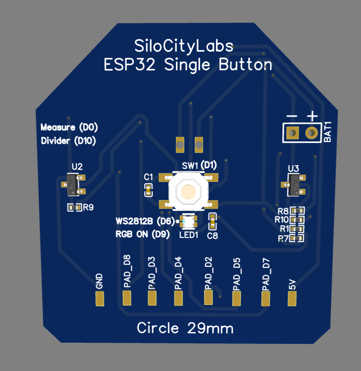 Single Button for ESPHome - ESP32-C6 Wireless Smart Button (Pre-Order)